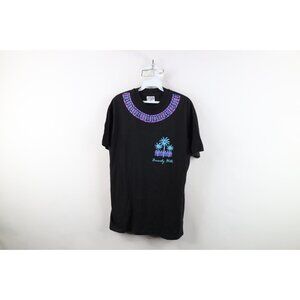 Vintage 80s 90s Streetwear Womens Medium Spell Out Beverly Hills T-Shirt USA